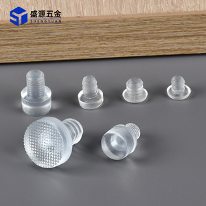 Shengyuan Furniture Felt Pad Transparent Plastic <b>Plug</b> Anti-Slip Shock Absorption For Screw Holes Drill Hole <b>Plugs</b> - Product Image 1
