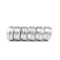 Pot en aluminium rond de 10 ml, 15 ml, 20 ml, boîte en aluminium, boîte de conserve pour bonbons à la menthe, petit récipient en métal avec couvercle pour l'emballage de crème