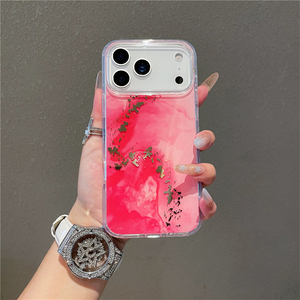 Coque de téléphone en silicone TPU avec impression IMD effet marbre pour iPhone 17 Pro Max, coque effet marbre pour iPhone 18 Pro Max - Product Image 2
