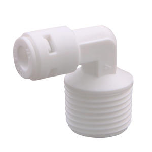 Connecteur rapide à filetage externe 4 points de type L 4048, coude de tuyau à 2 points pour accessoires de purificateur d'eau RO, purificateur d'eau - Product Image 1