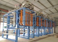 Machine de moulage de formes en EPS Guiju, vente directe du fabricant, haute capacité, contrôle par écran tactile PLC, pompe et moteur, fabrication de boîtes en mousse de polystyrène