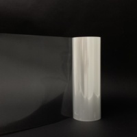 Film protecteur transparent en PET personnalisable de 100 microns, film plastique auto-adhésif en rouleau pour découpe