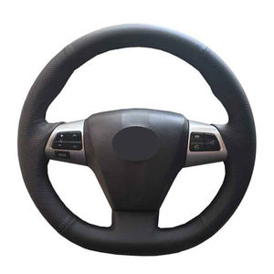 Popolare copri volante per auto in pelle microfibra sportiva per <span class=keywords><strong>Toyota</strong></span> <span class=keywords><strong>Corolla</strong></span> 2011-2013 RAV4 2011-2012 <span class=keywords><strong>Toyota</strong></span> Auris 2010 - Product Image 1