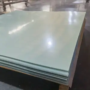 Exportação de placas de fibra de vidro Fr4/g10 com placa epóxi antiestática verde claro para uso em PCB