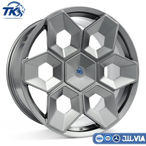 Jantes de voiture sport hexagonales futuristes légères à 6 branches, 18 19 20 21 22 pouces, 5x112 5x114.3, roues forgées pour Tesla Model 3 Model <span class=keywords><strong>XS</strong></span> - Product Image 1