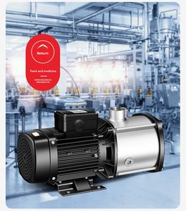 ปั๊มหอยโข่งแบบหลายใบพัดแนวนอน CMI ซีรีส์ 304 สแตนเลสสตีล  กำลังขับเคลื่อน 20 ลิตร/นาที - Product Image 3