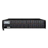 DB-1602 Séquenceur d'alimentation 18 prises Conditionneur 6000W Montage en rack Contrôleur d'alimentation numérique audio professionnel Régulateur