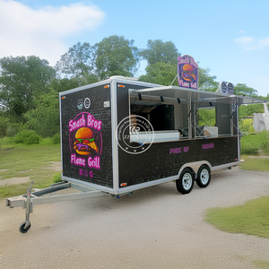 Camión de Comida con 4 Ruedas, Camión de Comida, Carrito de Bar al Aire Libre, Carrito de Helados, Camión de Comida Móvil, Camionetas de Hot Dogs - Product Image 1