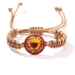 Nueva Pulsera Tejida Cristiana con Versículo Bíblico Personalizado, Pulseras con Escrituras NFC y URL Emergentes - Product Image 6