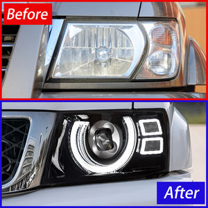 Para <span class=keywords><strong>Nissan</strong></span> Patrol Y61 2005-2013, montaje de faros automáticos, actualización de alta configuración, accesorios de lentes bifocales LED, condición nueva - Product Image 3