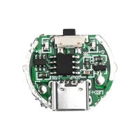 Carte d'accessoires de pilote de charge de lampe de poche avec interrupteur carte intégrée de charge adaptée aux perles 10W