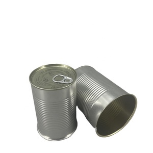 Lata Redonda Vacía Personalizada de Grado Alimenticio con Tapa Fácil de Abrir para Salsa de Tomate y Semillas de Vegetales - Product Image 1