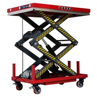 2024 Table élévatrice hydraulique best-seller avec roues