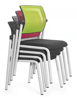 Maille tissu réglable centre de formation salle de réunion bureau chaise empilable en plastique réunion apprentissage formation conférence chaises
