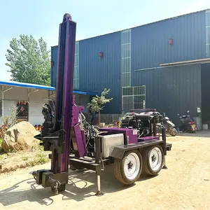 Hot Sale SM300 Pro Diesel Hydraulic Lifting 300M Deep Borehole Water Well Drilling Rig