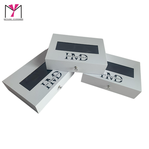 Caja de Peluca de Lujo con Logotipo Personalizado en Oferta, Juego de Empaque con Ventana y Bolsa de Plástico Transparente, Etiqueta para Cabello - Product Image 5