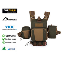 Sac de poitrine pour jumelles et télémètre, sac de chasse extérieur avec logo personnalisé