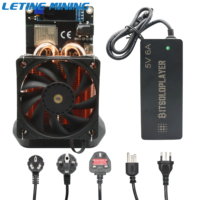 Bitaxe Gamma 601 Max 1.9Th/s 30W Édition Refroidissement Cuivre Pur BM1370 Minage Solo SHA-256 Bitcoin Asic Lottery Miner
