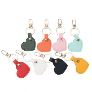 Llavero Creativo con Forma de Corazón, Colgante Metálico, Llavero de Cuero PU, Accesorios de Decoración, Pequeño Regalo - Product Image 2