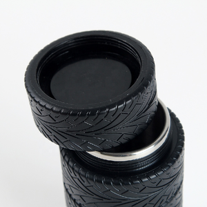 Mug à café en acier inoxydable à double paroi écologique <span class=keywords><strong>de</strong></span> 320 ml, design <span class=keywords><strong>de</strong></span> pneu, cadeau créatif, forme <span class=keywords><strong>de</strong></span> roue <span class=keywords><strong>de</strong></span> voiture, mug <span class=keywords><strong>de</strong></span> voyage - Product Image 3