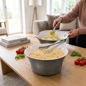 <span class=keywords><strong>Pince</strong></span> à spaghetti en acier inoxydable avec poignée antidérapante, forme de peigne, <span class=keywords><strong>pince</strong></span> à pâtes pour la cuisson des plats occidentaux - Product Image 5