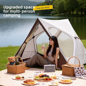 Carpa de Camping Plegable Portátil para Playa, Arena, Parque y Exteriores, de Tela Oxford, Impermeable, de 1500-2000 mm, para Uso en las Cuatro Estaciones, Protección Solar y contra la Lluvia - Product Image 2