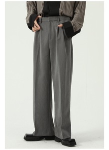 Pantalones de vestir cómodos y geniales para hombre, pantalones de vestir informales holgados de pierna recta de verano para hombre, pantalones de traje informales de pierna ancha para hombre - Product Image 2