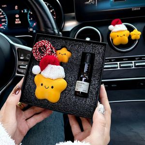 Diffuseur de parfum pour voiture Lucky Star en silicone, design dessin animé, parfum longue durée - Product Image 5