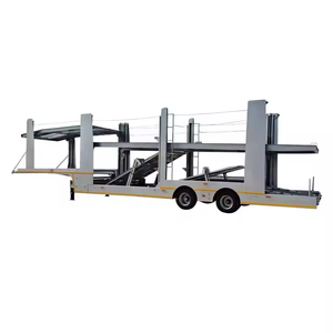 Remorque porte-voitures 5 voitures, transport de 8 véhicules, remorque porte-voitures à double pont, semi-remorque porte-voitures, vente directe usine - Product Image 2