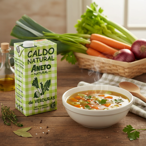 Caldo de Verduras Natural y Fresco de Gran Calidad Hecho en España 6X1L para Venta al por Mayor - Product Image 3
