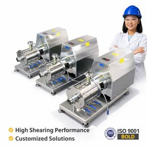 ปั๊มผสมแบบแรงเฉือนสูง 30KW พร้อมฝาครอบสแตนเลส เครื่องผสมแบบแรงเฉือนสูงเคลื่อนย้ายได้ กำลังลดราคา - Product Image 4