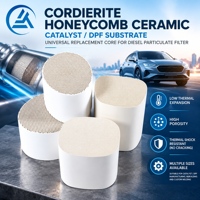 Substrat céramique en nid d'abeille en cordiérite pour système d'échappement automobile DPF