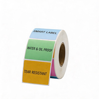 Feuille d'étiquettes adhésives en PVC personnalisées, imprimées, imperméables, colorées et inscriptibles, de qualité supérieure, pour bougies, scrapbooking et cadeaux
