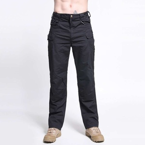 DF X7 Outdoor sports <b>working</b> uniforms <b>cargo</b> men <b>pants</b> with multi large pockets and flexible action wear trousers black brow - Product Image 1