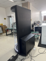 Écran holographique cylindrique transparent 3D de 75 pouces, très demandé, avec SDK pour les magasins de détail et les aéroports