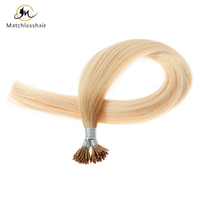 Extensions de cheveux I-Tip 100% cheveux humains, cuticules alignées, cheveux vierges, micro-perles, extensions de cheveux I-Tip en gros pour les coiffeurs