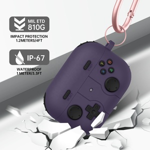 Funda de Silicona para Apple AirPods Pro, Funda de Lujo para Air Pods Pro con Gancho - Product Image 3