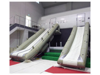Tissu en nylon 66 420D, ignifuge et durable pour airbags, ancres marines, toboggans d'évacuation d'avions et applications industrielles