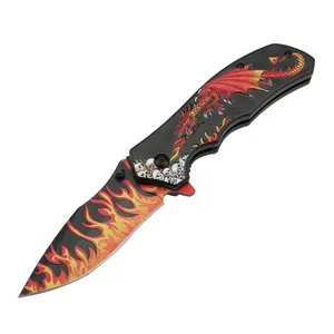 PK-1090-R Best Selling Folding Stainless Steel 3cr13 Blade Knife Pocket Hunting Knife