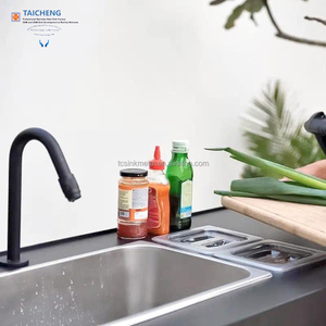 <span class=keywords><strong>Lavello</strong></span> singolo <span class=keywords><strong>piccolo</strong></span> in acciaio inox 265x162x150mm con foro per filtro da 70mm - Product Image 3