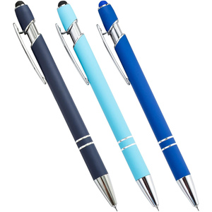 Bolígrafo de Aluminio con Punta de 1.0 mm, Color Degradado, Pantalla Táctil Metálica, Impresión Personalizada, Tinta Multicolor - Product Image 2