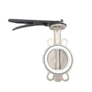 Stainless Steel Quick Mounted Butterfly Valve 304 Sanitary Clamp Butterfly Valve