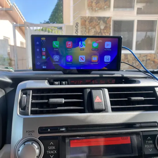 Neues 9,3 Zoll drahtloses Apple Carplay mit 1080P-Rückfahrkamera tragbarer Touchscreen Auto-Play Radio-Audioempfänger