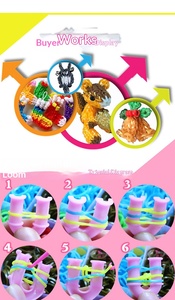 <span class=keywords><strong>Élastique</strong></span>s colorés arc-en-ciel <span class=keywords><strong>pour</strong></span> la fabrication de bracelets, looms bands, bandes <span class=keywords><strong>élastique</strong></span>s <span class=keywords><strong>pour</strong></span> loisirs créatifs, fournitures artisanales extensibles et durables <span class=keywords><strong>pour</strong></span> enfants - Product Image 6