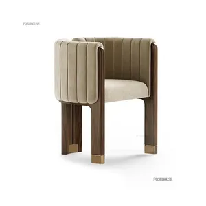 <span class=keywords><strong>Sedie</strong></span> da Pranzo di Design <span class=keywords><strong>in</strong></span> Legno Massello e <span class=keywords><strong>Tessuto</strong></span>, Sedia da <span class=keywords><strong>Cucina</strong></span> con Schienale <span class=keywords><strong>in</strong></span> Stile Europeo, Arredamento di Lusso per Sala da Pranzo, Sedia per Trucco e Relax - Product Image 3