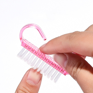 Toptan plastik tırnak fırçalayın temizleme fırçaları Toes için kolu kavrama tırnak fırçası - Product Image 3