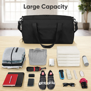 Custom Gym Bag for <strong>Women</strong> and Men Small Duffel Handbag for Sports Spend the Night Bag With Shoulder Strap Luggage <strong>Gymbag</strong> Tote Bag - Product Image 2