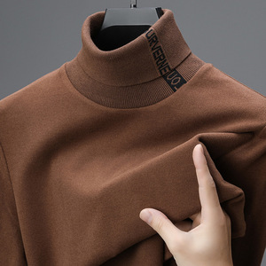 T-shirt formel à manches longues 2026, col montant, en polaire double face, sous-couche thermique épaisse pour homme, 240 grammes, brodé, chaud, <span class=keywords><strong>de</strong></span> style allemand - Product Image 4
