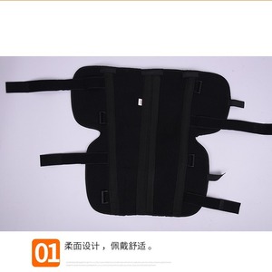 Soporte ajustable para fijación de la articulación de la rodilla con placa de acero, cinturón de fijación para rehabilitación de la articulación de la rodilla, esguince de rodilla y miembros inferiores - Product Image 3