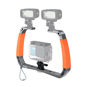 Support <span class=keywords><strong>de</strong></span> caméra <span class=keywords><strong>de</strong></span> plongée étanche - Plateforme stabilisatrice en alliage d'aluminium pour GoPro, DJI, Insta360, photographie sous-marine, vlogging - Product Image 1